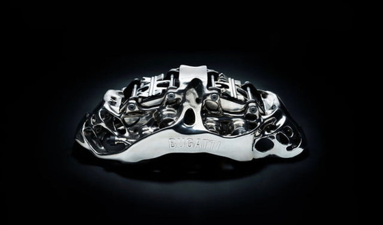 Bugatti 3d printed caliper